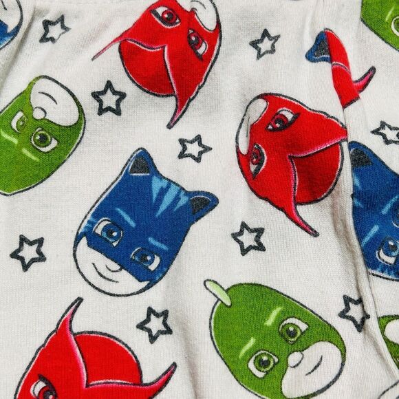 5 for $10 ⭐️ PJ Masks White Pajama Pants Size 5T - Picture 2 of 5